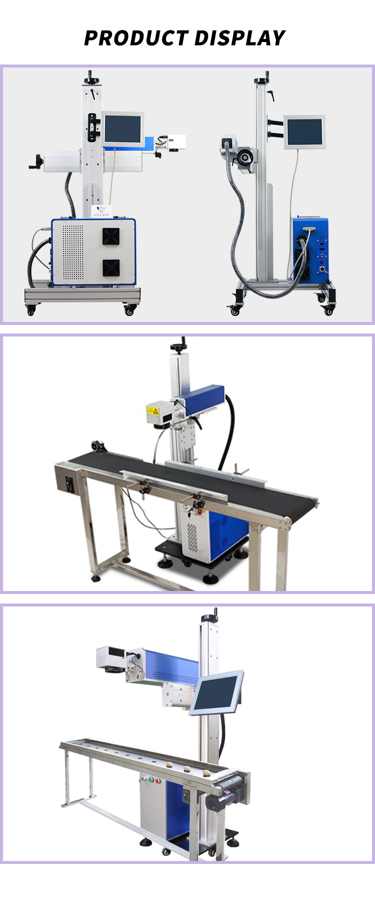 Kelier - laser wire marking machine fiber laser machine parts printer for carton Fiber laser marking machine 14