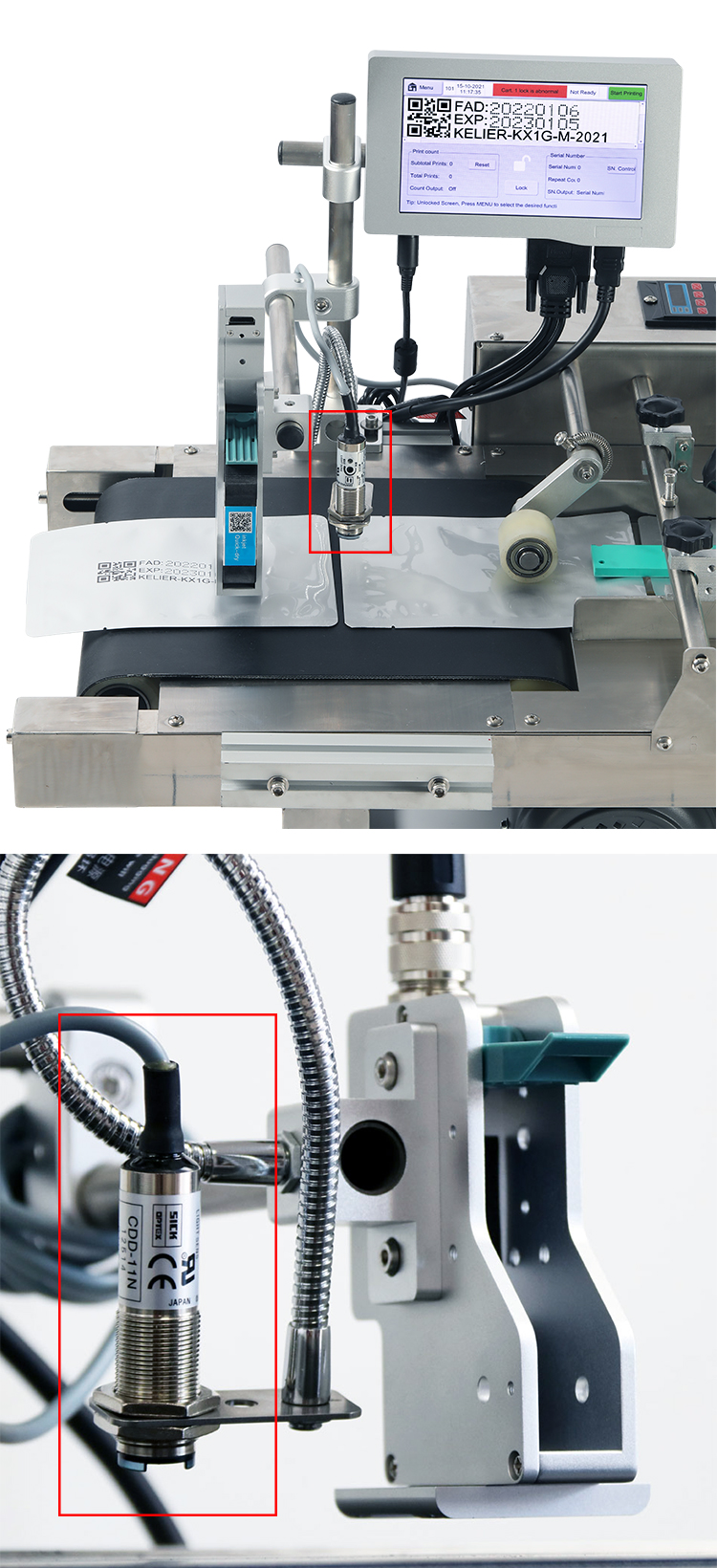 Infrared sensor photoelectric switch proximity diffuse reflection sensor NPN normally open three-wire 36V-Kelier 14