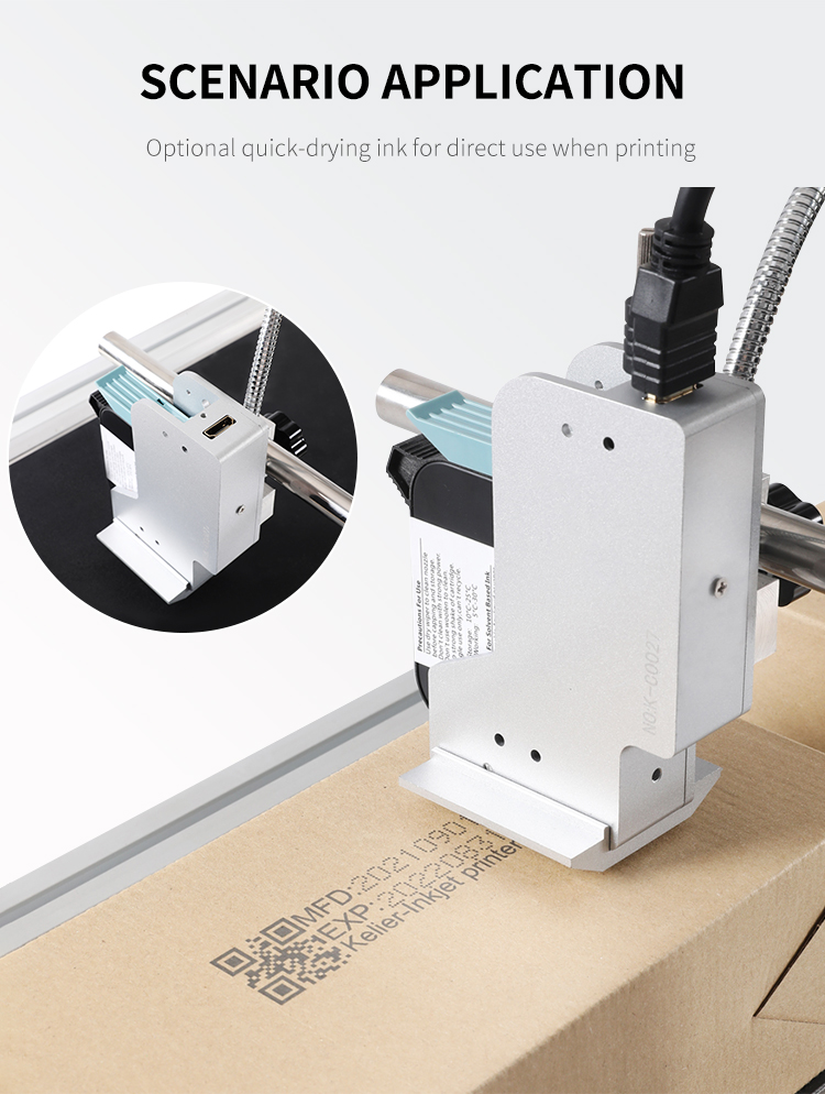 Kelier - H7 H6 JS10 11 2586K handheld inkjet printer white Coding Printer ink cartridge Non-standard customization 13
