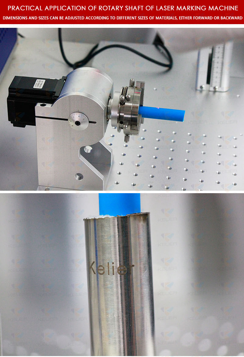 Rotary axis for fiber laser marking machine jewelry ring processing metal gold
