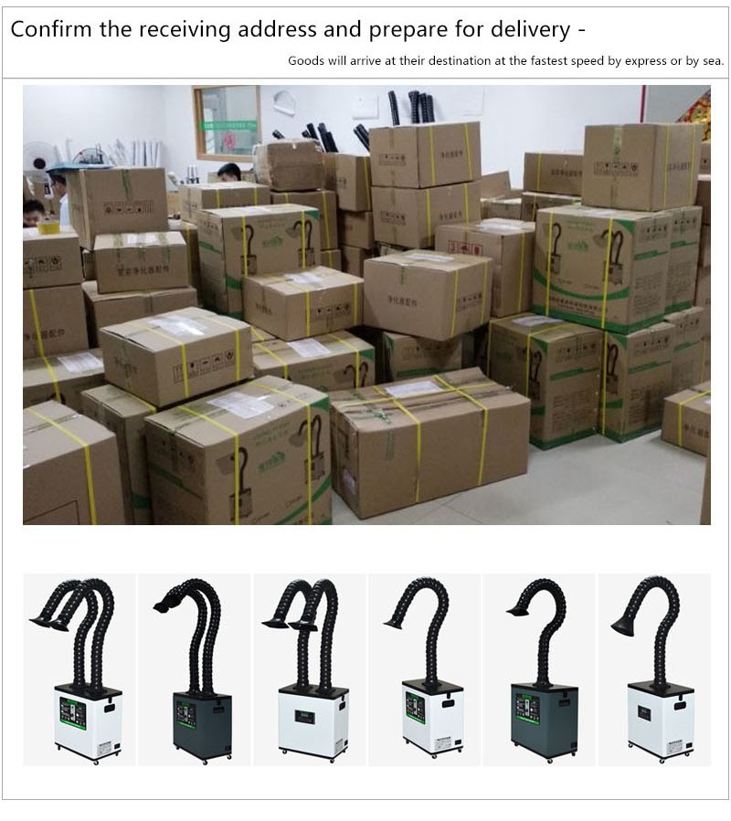 Smoke purifier for laser marking machine