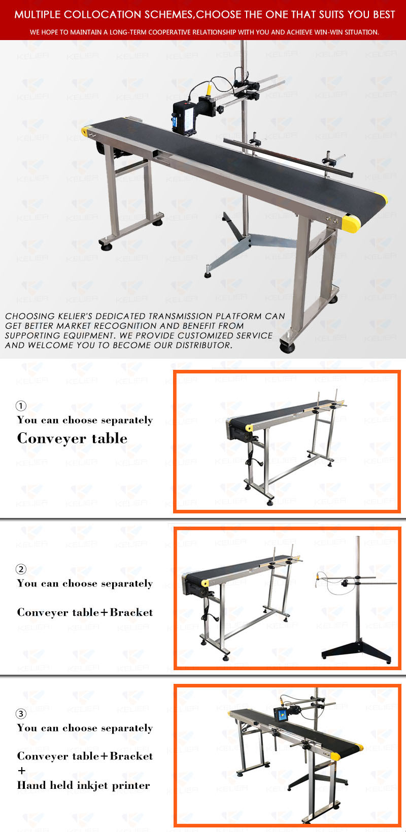 Conveyor Belt of Handheld Printer for Industrial inkjet printer