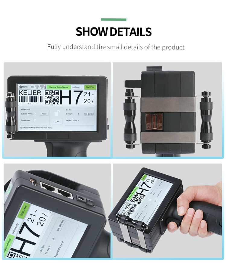 Kelier - Coder machine address printer batch no & expiry date printing machine Non-standard customization 13