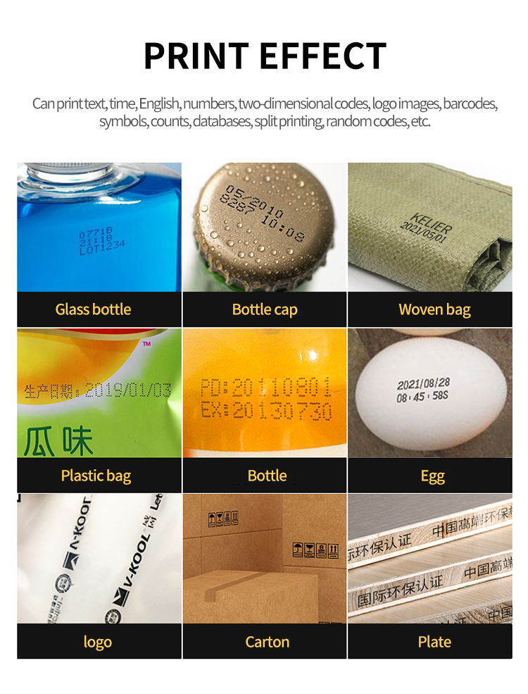 Kelier - portable inkjet printer tij 2.5 solvent ink thermal inkjet printer Non-standard customization 12