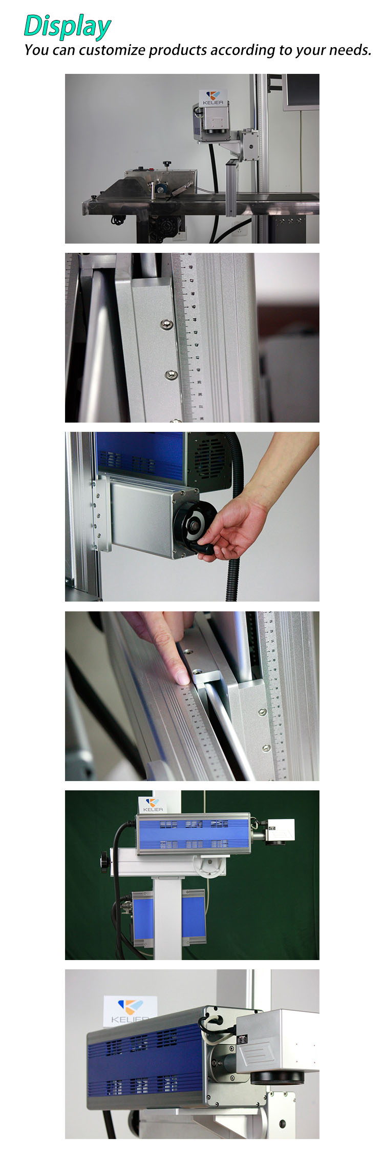 CO2 laser labels fly marker online flying fiber co2 conveyor belt laser marking printing machine for non-metal materials price