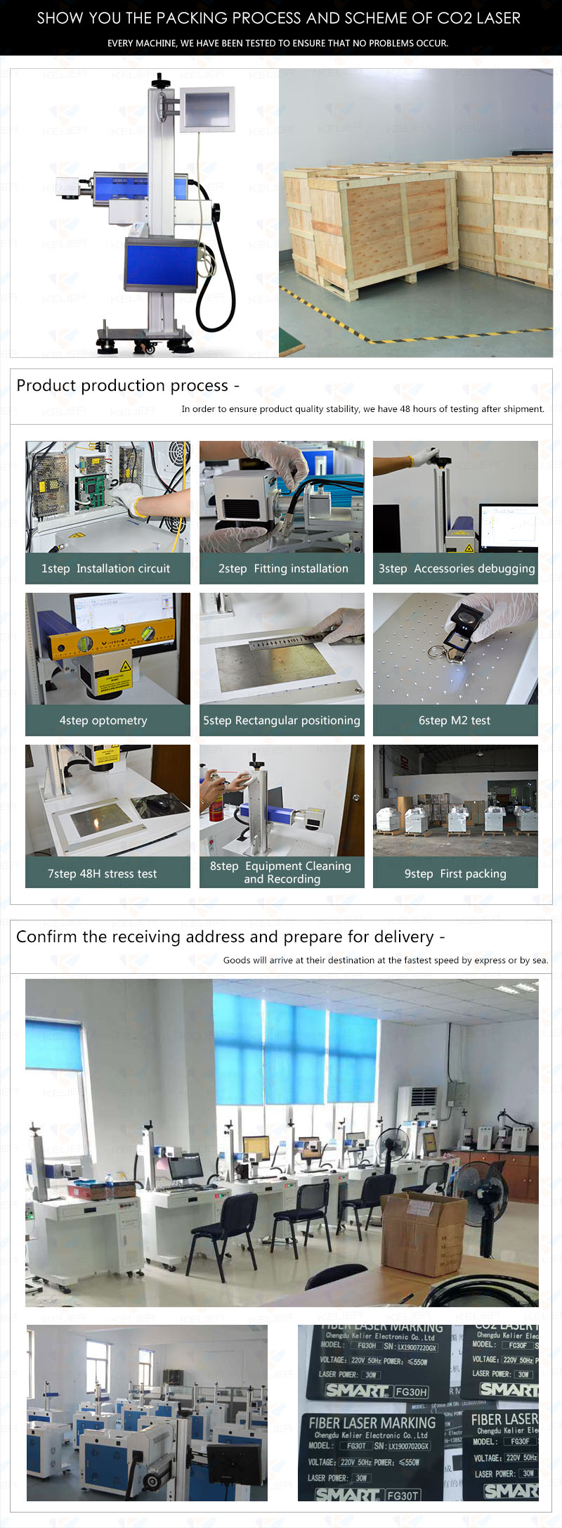 CO2 laser labels fly marker online flying fiber co2 conveyor belt laser marking printing machine for non-metal materials price