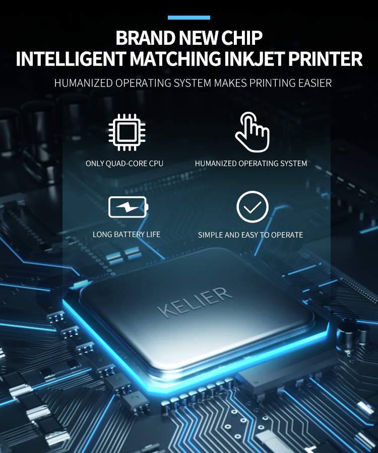 Kelier - kelier Iq800 FOL13b digital batch coding machine original imported black white tij 2.5 solvent ink cartridge Non-standard customization 12