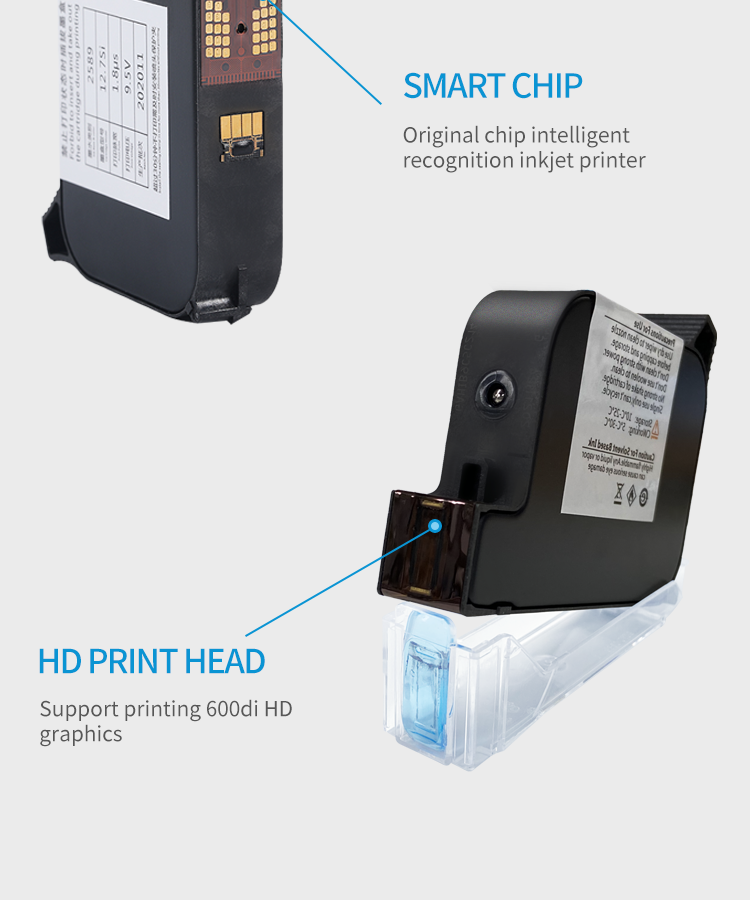 Kelier - kelier Iq800 FOL13b digital batch coding machine original imported black white tij 2.5 solvent ink cartridge Non-standard customization 17
