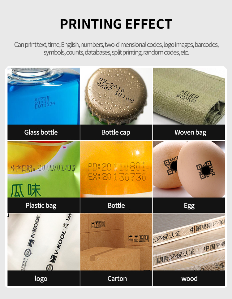 Carton code printing bottle lot number printing machine coding inkjet printer mask inkjet printer-kelier 11