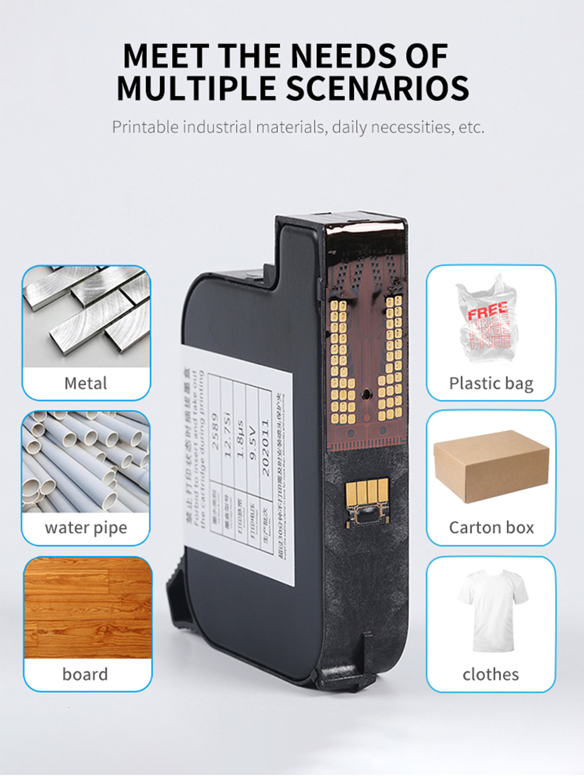 Keller Original Imported Quick-Drying Ink Cartridges IQ800 for TIJ 2.5 Inkjet Printer Nozzle 9