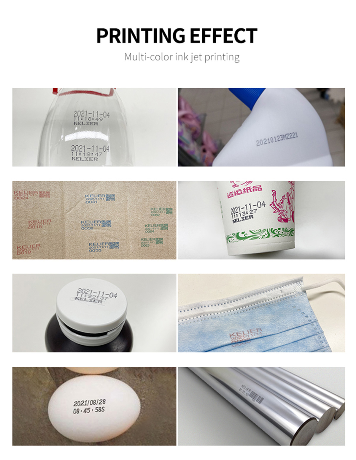 Keller Original Imported Quick-Drying Ink Cartridges IQ800 for TIJ 2.5 Inkjet Printer Nozzle 10