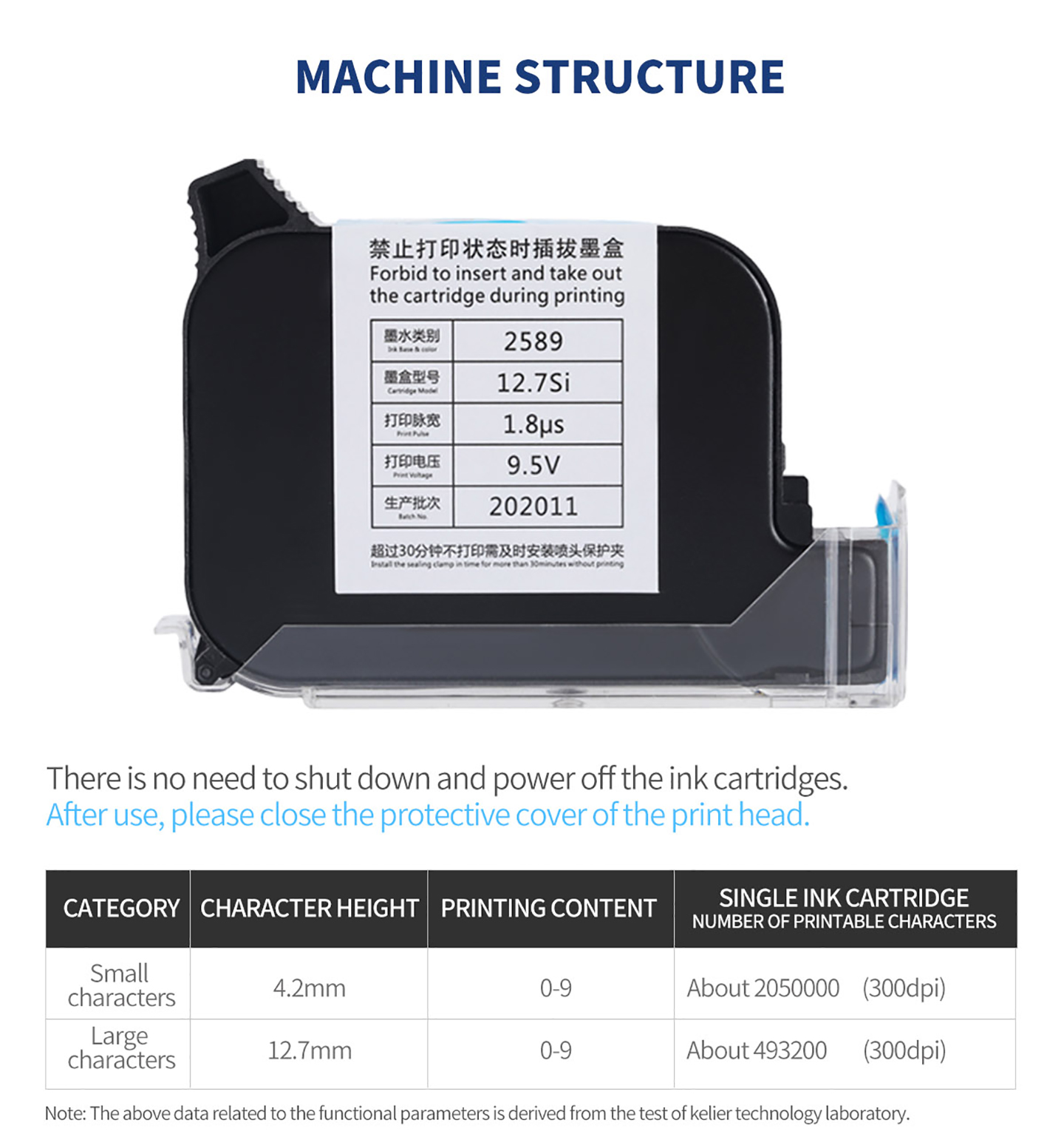 Best Water Solvent TIJ 2.5 Original Ink Cartridges for Thermal Inkjet Printer Ink Cartridge Supplier - Kelier 11