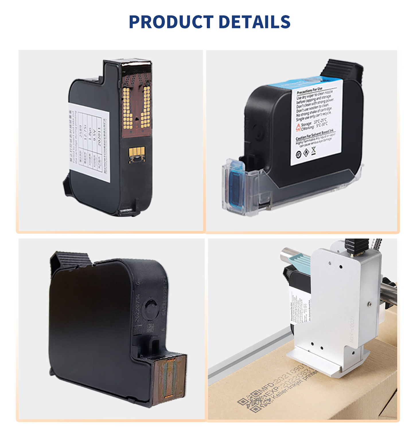 Best Water Solvent TIJ 2.5 Original Ink Cartridges for Thermal Inkjet Printer Ink Cartridge Supplier - Kelier 13