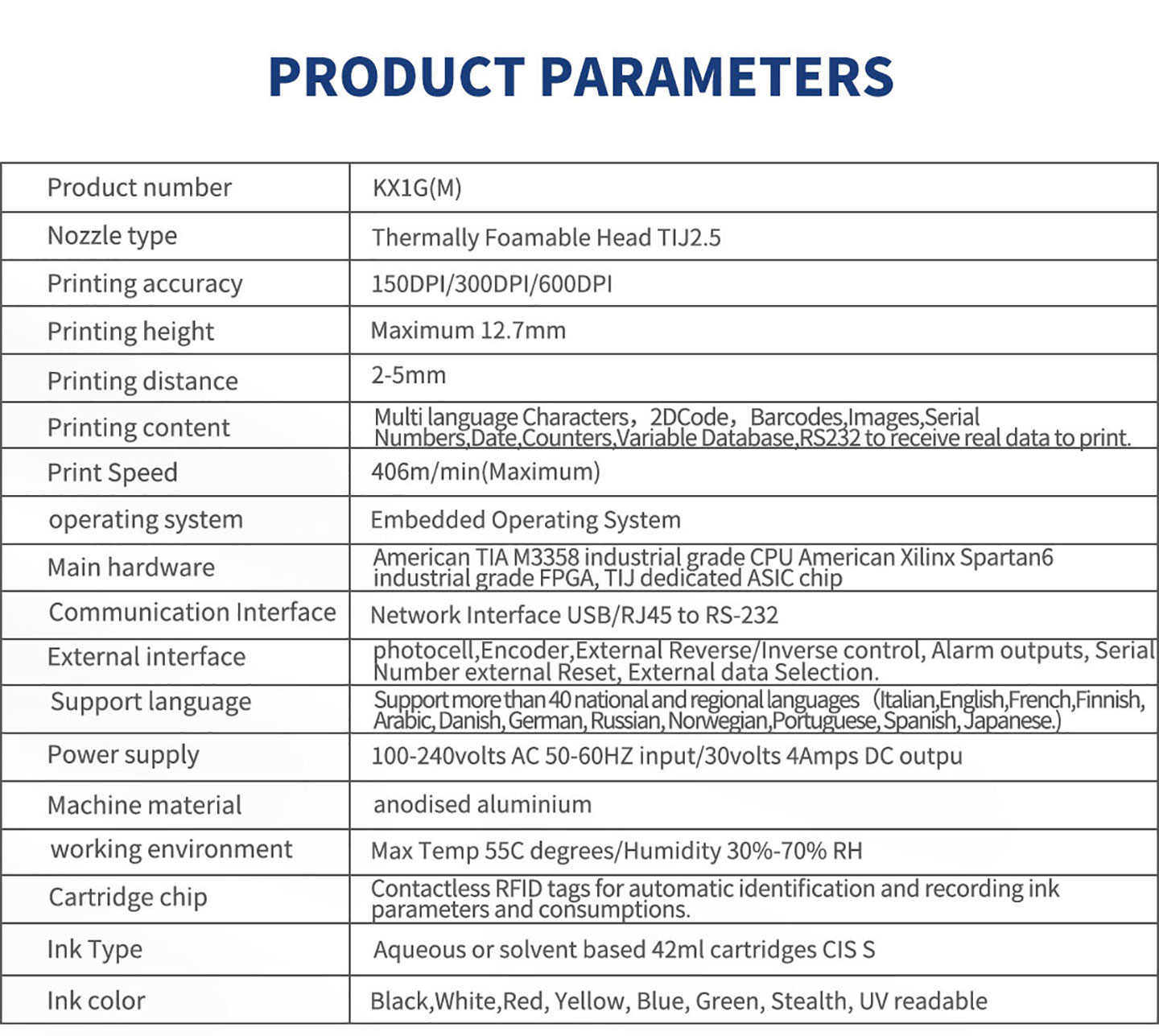 Quality Industrial production coder Inkjet Coding Printer for Inkjet Coding Machine Manufacturer | Kelier 11