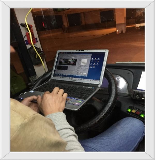 تسليط الضوء على عداد الركاب HPC168 ثلاثي الأبعاد للحافلة 12