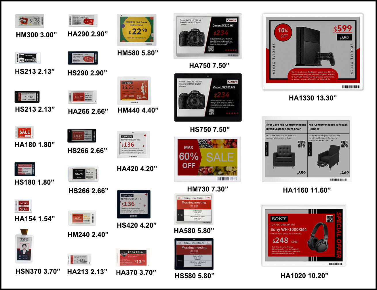 قم بتسليط الضوء على علامة الرف الرقمية مقاس 1.8 بوصة لمتاجر البيع بالتجزئة 8
