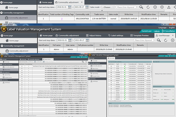 Electronic shelf label Destaque display de prateleira de transmissão sem fio de loja de 4,2 polegadas e etiqueta de preço de tinta 7