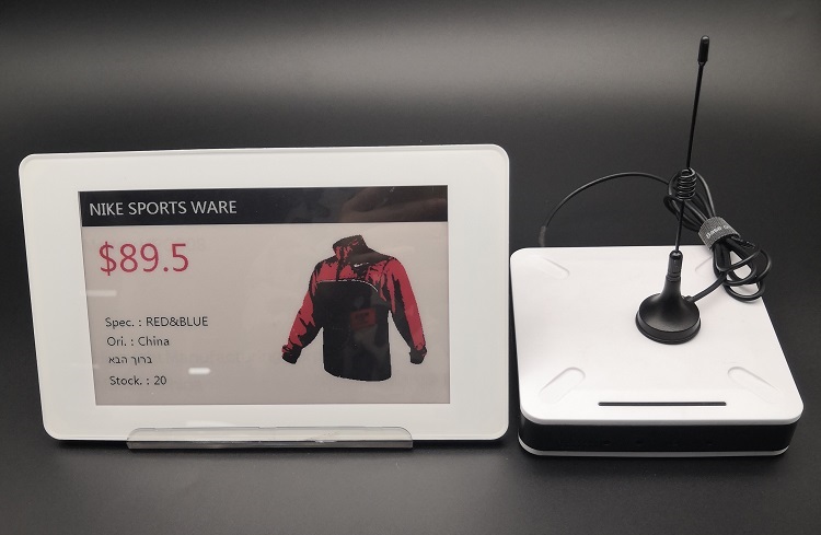 digital price tag Markeer 7,5 inch plankdisplay digitale elektronische prijs ESL-tag 2