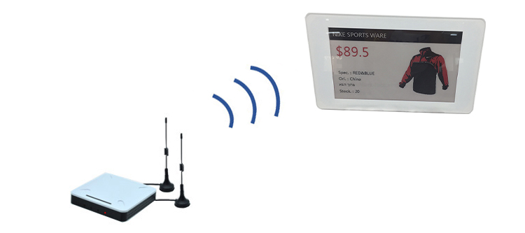 price tag Markeer 7,5 inch plankdisplay digitale elektronische prijs ESL-tag 4