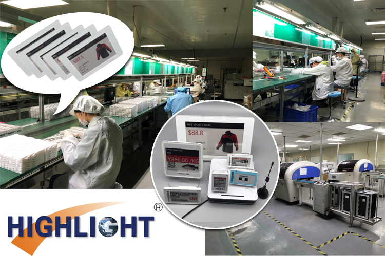 digital price tag Markeer 7,5 inch plankdisplay digitale elektronische prijs ESL-tag 10