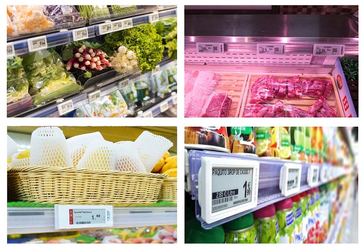 electronic price tag Destaque etiqueta de preço digital em papel eletrônico de 2,13 polegadas 10