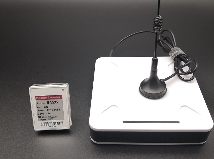 ESL price tag Highlight 1,54-Zoll-Supermarkt-Display-Regaletiketten elektronisches Preisschild 3