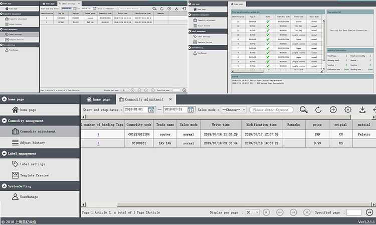 ESL price tag Highlight 1,54-Zoll-Supermarkt-Display-Regaletiketten elektronisches Preisschild 7