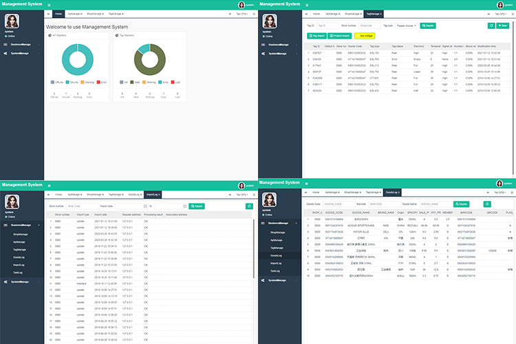 smart esl label Markeer 2,13 inch bevroren slimme elektronische planklabels 9