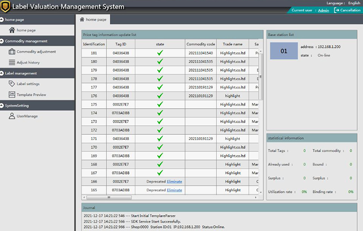 Highlight digital price tag demo kit for testing 5