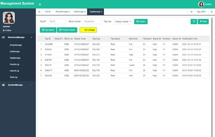 Highlight digital price tag demo kit for testing 6