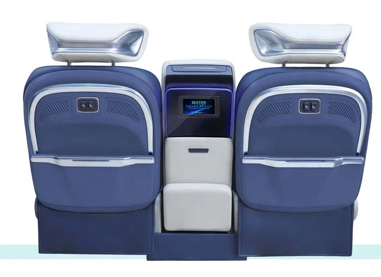 Car Accessories Luxmtre Class C Sofa Leather Bed Third Row Auto Seat 9