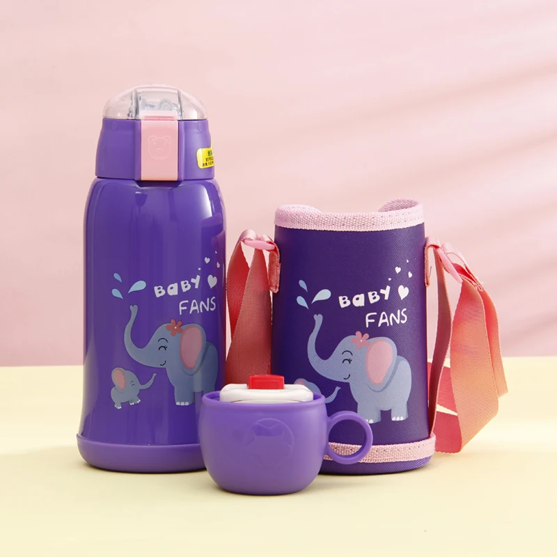 Ineedu garrafa de alimentação para bebê inteligente com canudo e tampa com display de temperatura led copos térmicos a granel especial barato novo mini 11