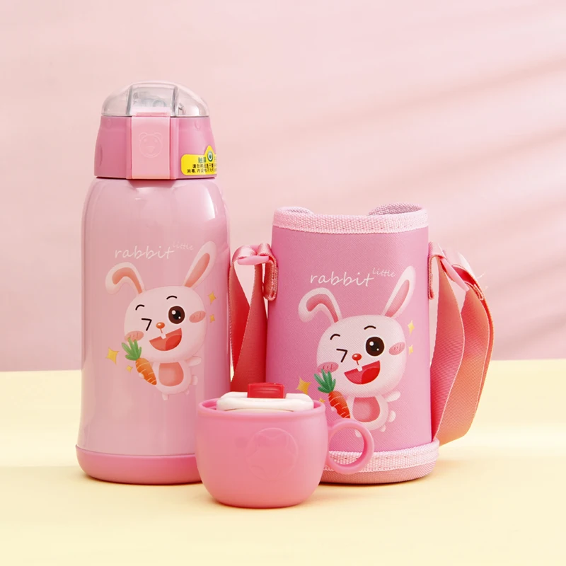 Ineedu garrafa de alimentação para bebê inteligente com canudo e tampa com display de temperatura led copos térmicos a granel especial barato novo mini 10