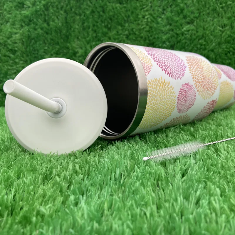 عالية الجودة ورقة الألعاب النارية 40oz سلسلة الفولاذ المقاوم للصدأ فراغ معزول بهلوان مع مقبض 14