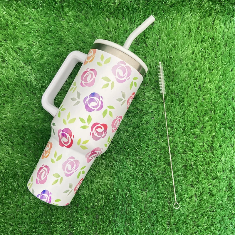 حار بيع ورقة الألعاب النارية سلسلة 40 أوقية الفولاذ المقاوم للصدأ بهلوان التسامي مع مقبض 13