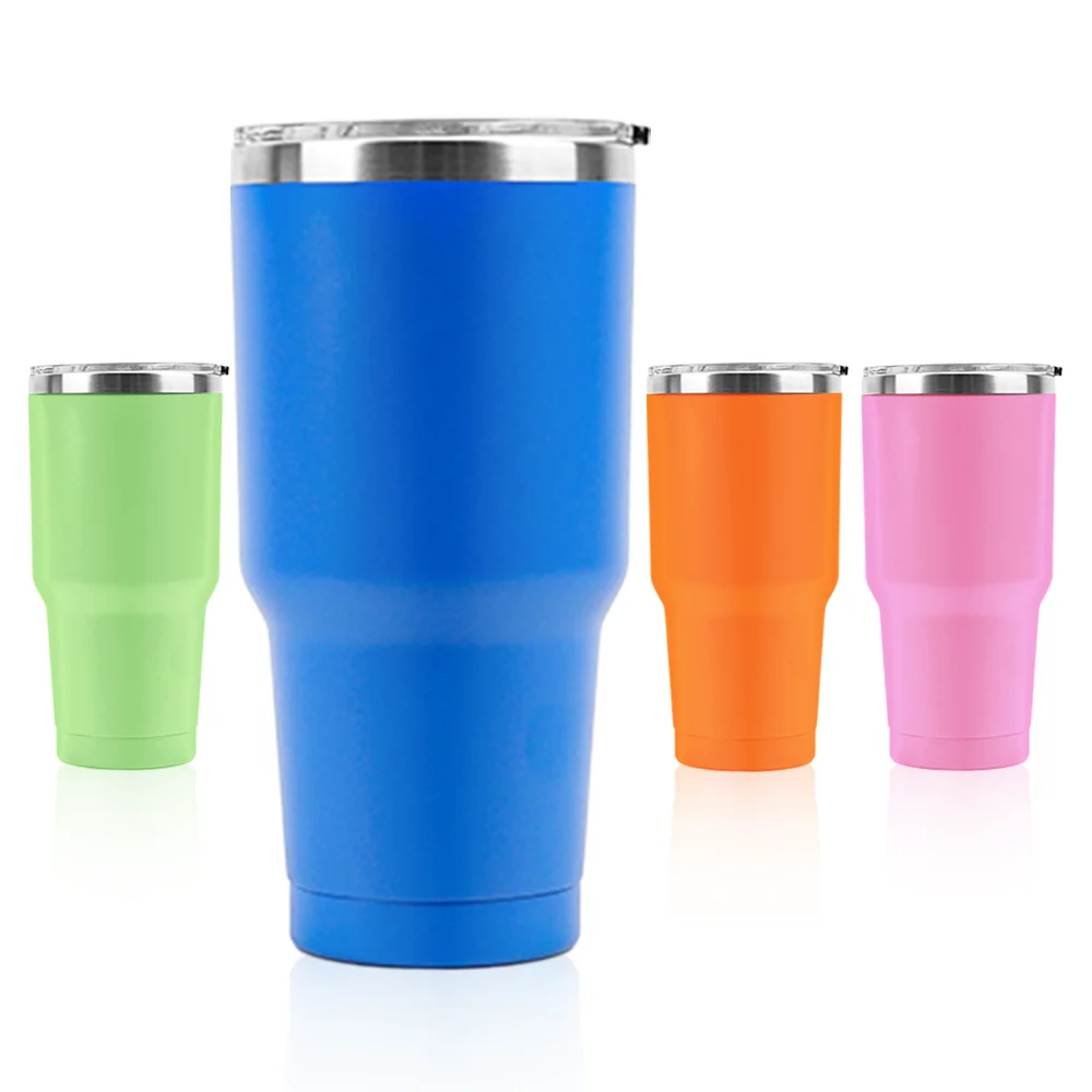 الجملة 20oz / 30oz جدار مزدوج فراغ معزول بهلوان حبوب البن بهلوان مع غطاء مقاوم للتسرب1 11