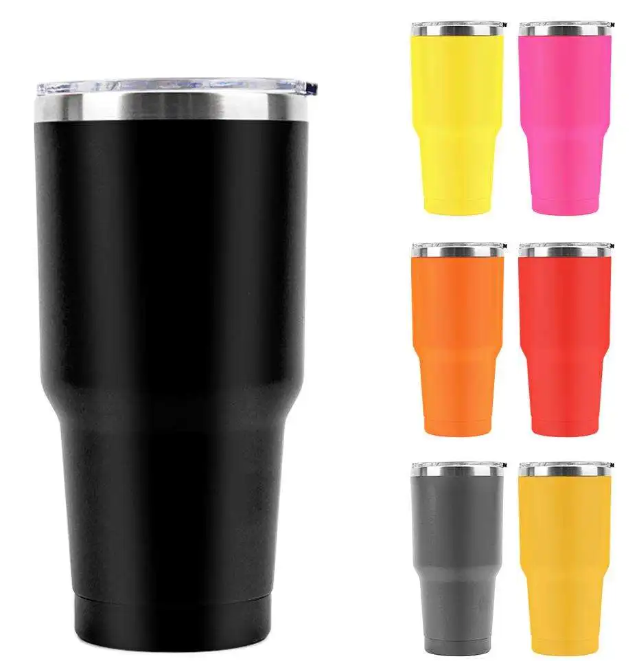 الجملة 20oz / 30oz جدار مزدوج فراغ معزول بهلوان حبوب البن بهلوان مع غطاء مقاوم للتسرب1 10