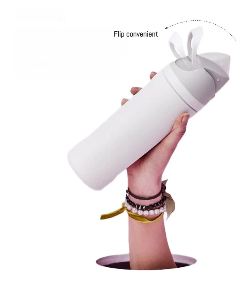 Wholesale Custom Logo Double-walled Owala Stainless Steel Water Bottle Sports Travel Flask With Straw Direct Drinking Camping 16