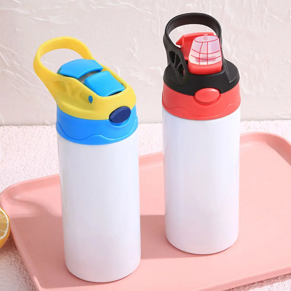 Sublimación de acero inoxidable para niños, vaso en blanco, tazas con logotipo personalizado, vaso recto para niños, espacios en blanco para sublimación 11