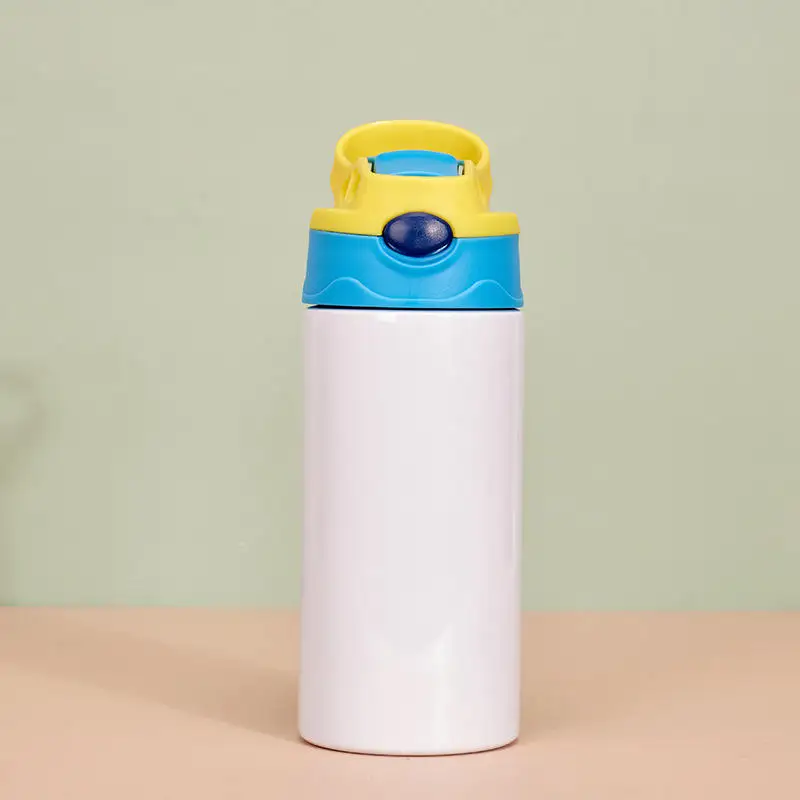 Sublimación de acero inoxidable para niños, vaso en blanco, tazas con logotipo personalizado, vaso recto para niños, espacios en blanco para sublimación 15