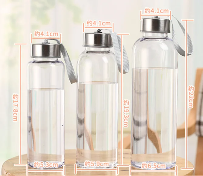 شعار مخصص 300 مل 420 مل 500 مل زجاجات مياه زجاجية فارغة زجاجات مياه الشرب الرياضية زجاجات زجاجية 13