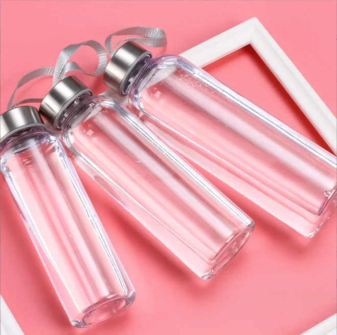 شعار مخصص 300 مل 420 مل 500 مل زجاجات مياه زجاجية فارغة زجاجات مياه الشرب الرياضية زجاجات زجاجية 8