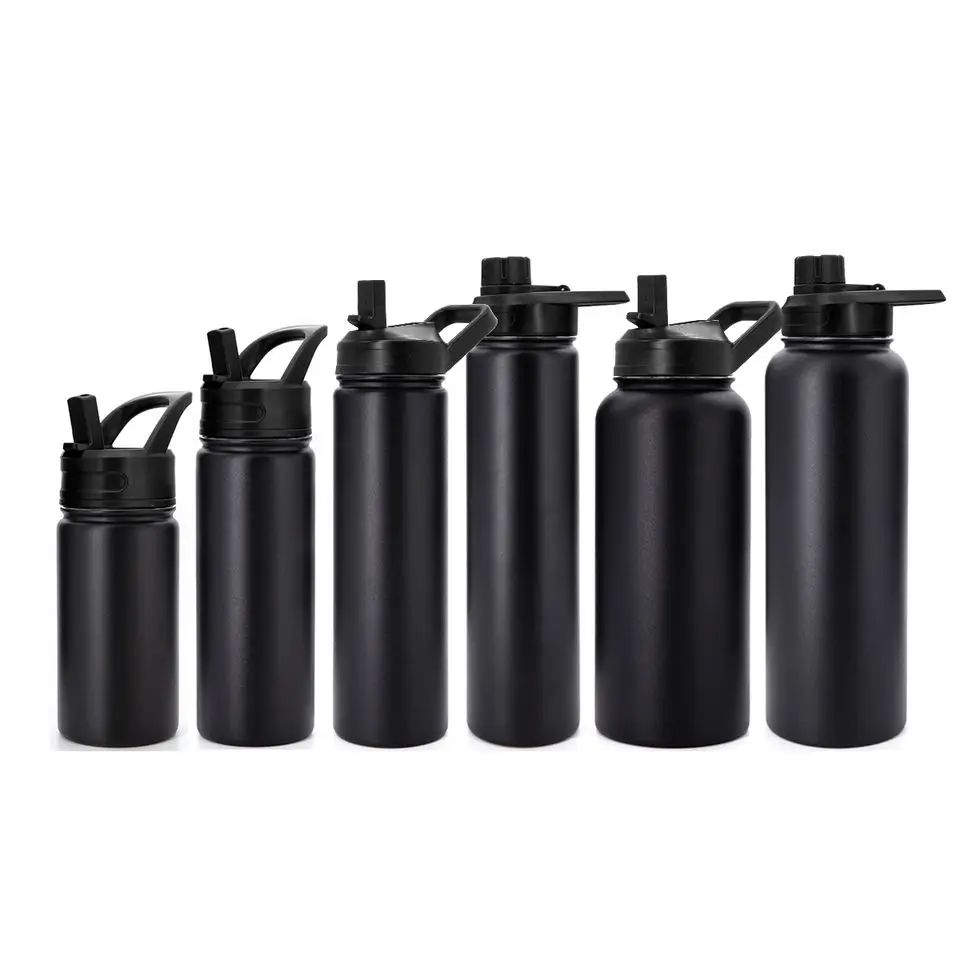 Frasco com logotipo personalizado da China Selection Branco Eco Friendly 600ml Garrafas de água isoladas revestidas por sublimação de parede dupla 9