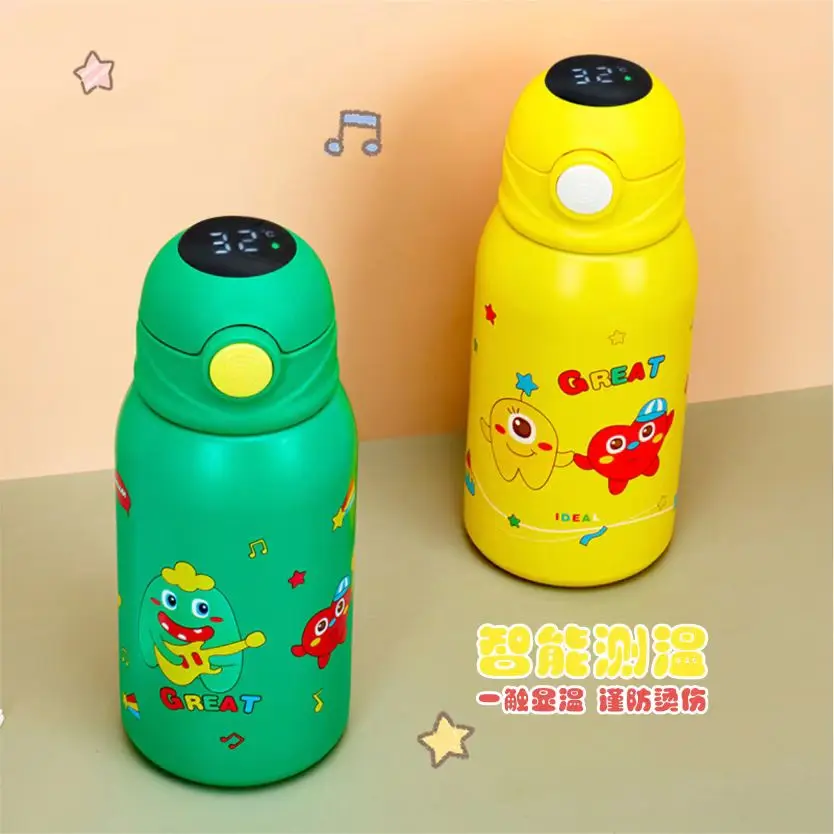 New Hot Sales Stainless Drinking Water Bottle With Silicone Sleeve Large Capacity Portable Sippy Coffee Cups With Lid And Straw 6