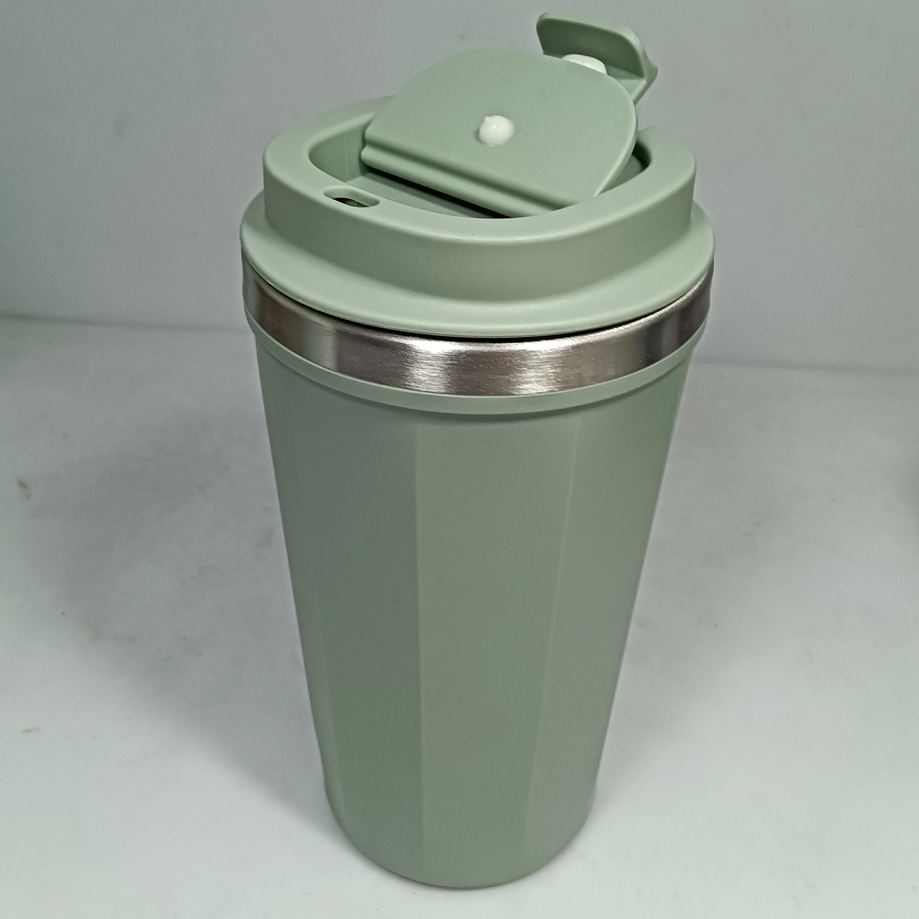 Стакан для кофе с градиентной изоляцией из нержавеющей стали, 400 мл | Герметичная, с двойными стенками, экологически чистая, многоразовая чашка для горячей и холодной воды 8