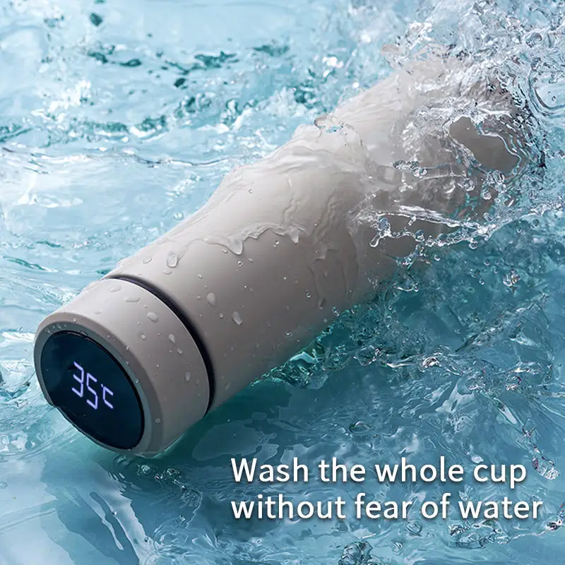 China Selection Double Vacuum Insulation 500ml Tumbler Stainless Steel Smart Water Bottle 16