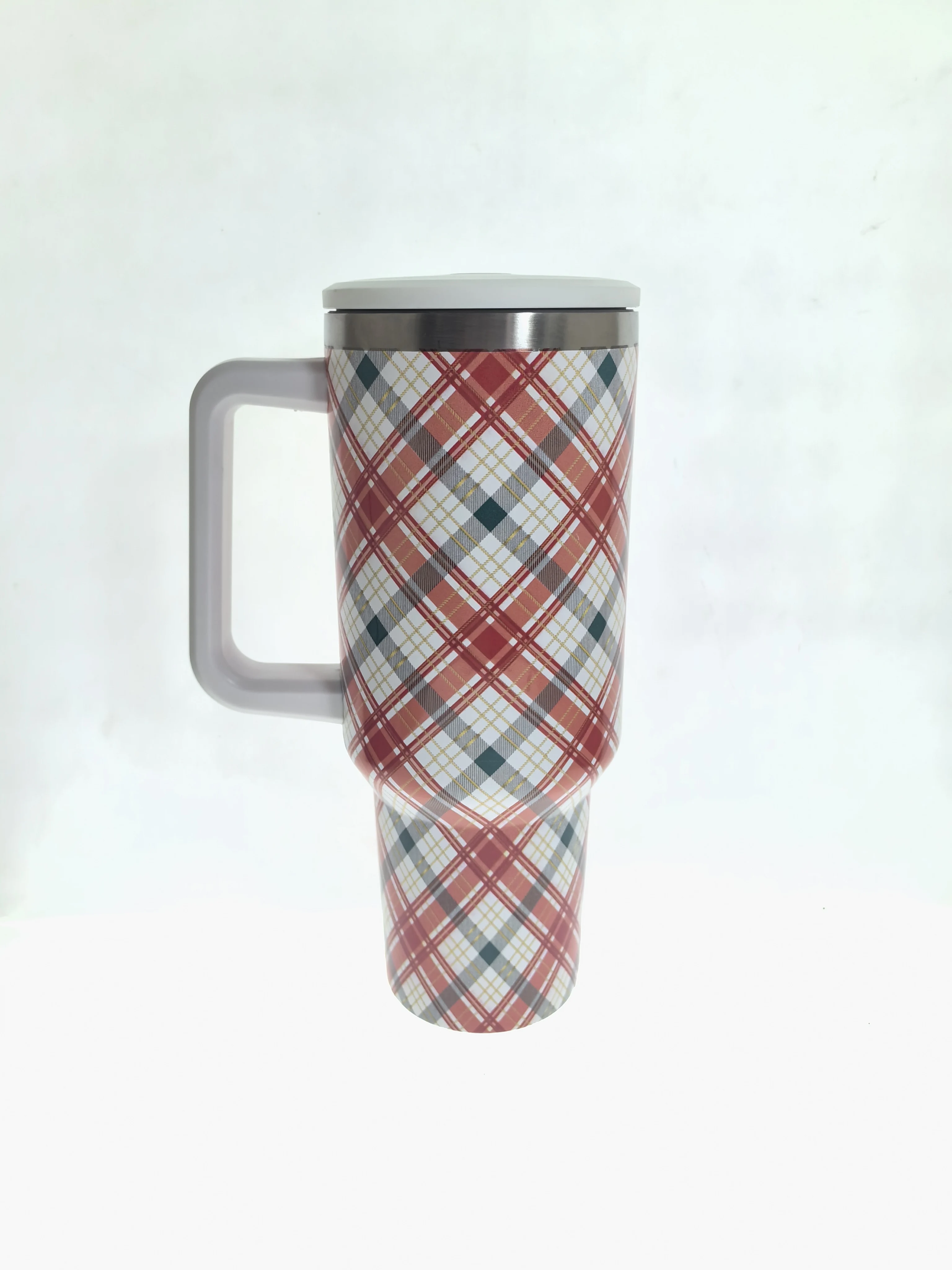 الجملة 40oz كأس Stane Travellery معزول الفولاذ المقاوم للصدأ 40oz بهلوان مع مقبض وقش 11