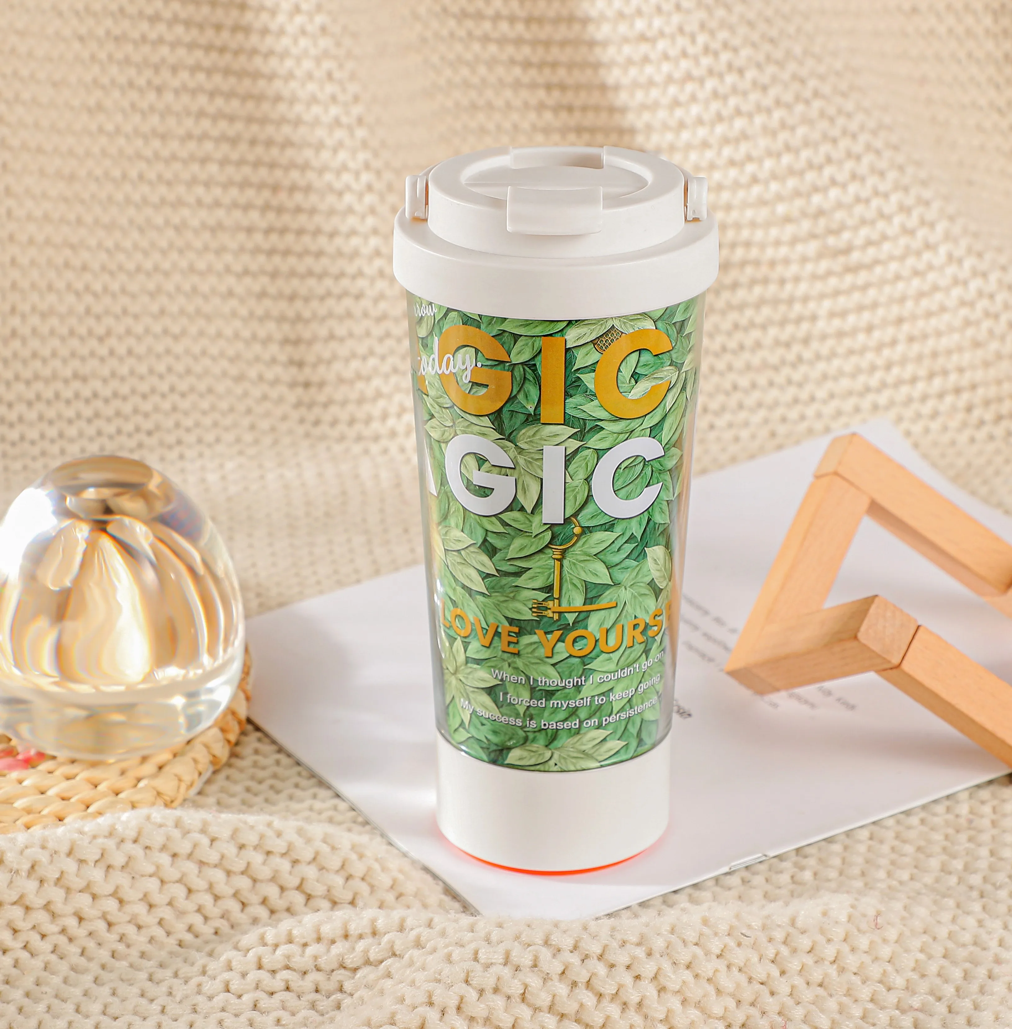 Promotional Christmas Custom Logo Gift Coffee Advertisement Mug Non Falling Mug Insert Diy Cup With Paper Mugs Contemporary 18