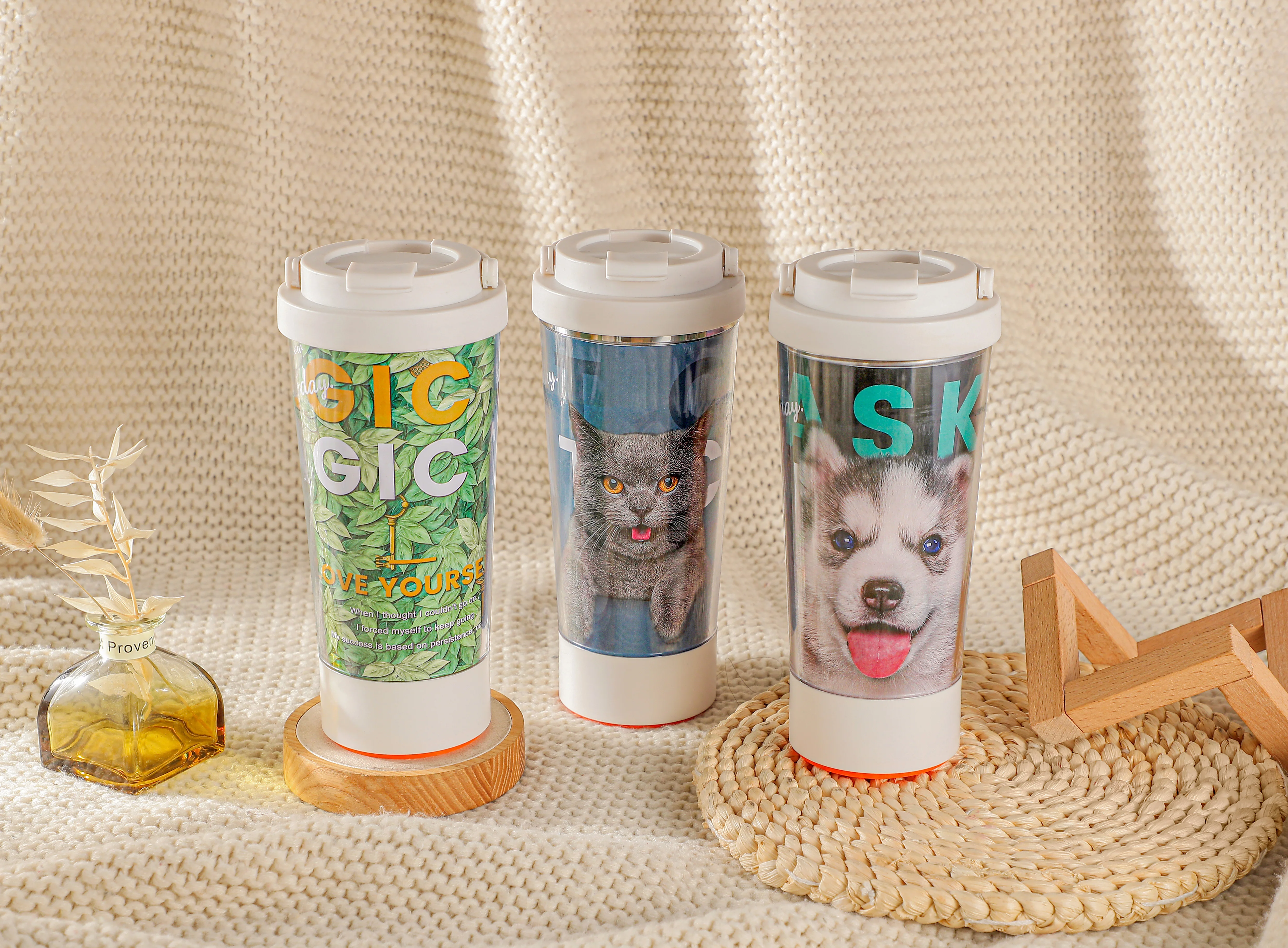 Promotional Christmas Custom Logo Gift Coffee Advertisement Mug Non Falling Mug Insert Diy Cup With Paper Mugs Contemporary 12