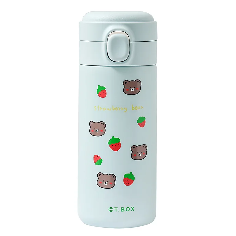 شعار مخصص ولون معزول زجاجة مياه رياضية واسعة الفم من الفولاذ المقاوم للصدأ مع أغطية وقش 14